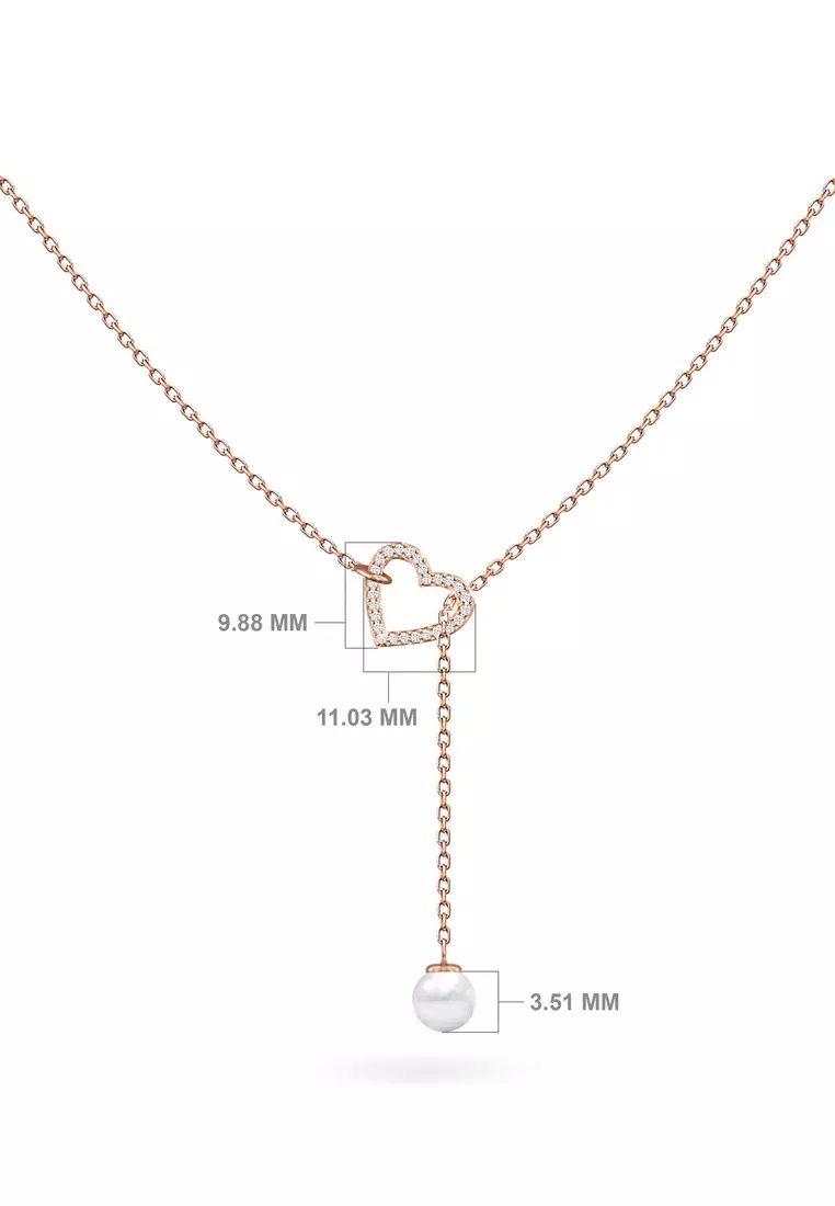 Gold deals valentine necklace