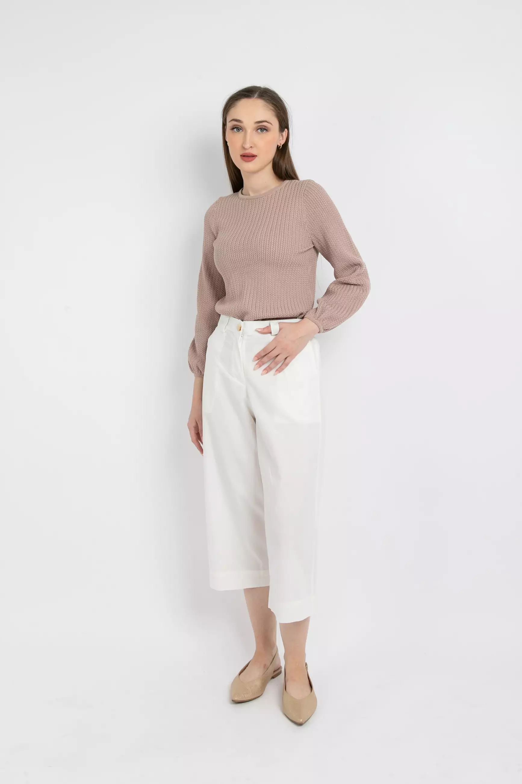 Jual COME COME Short Culottes 900 Off White Original 2023 | ZALORA ...