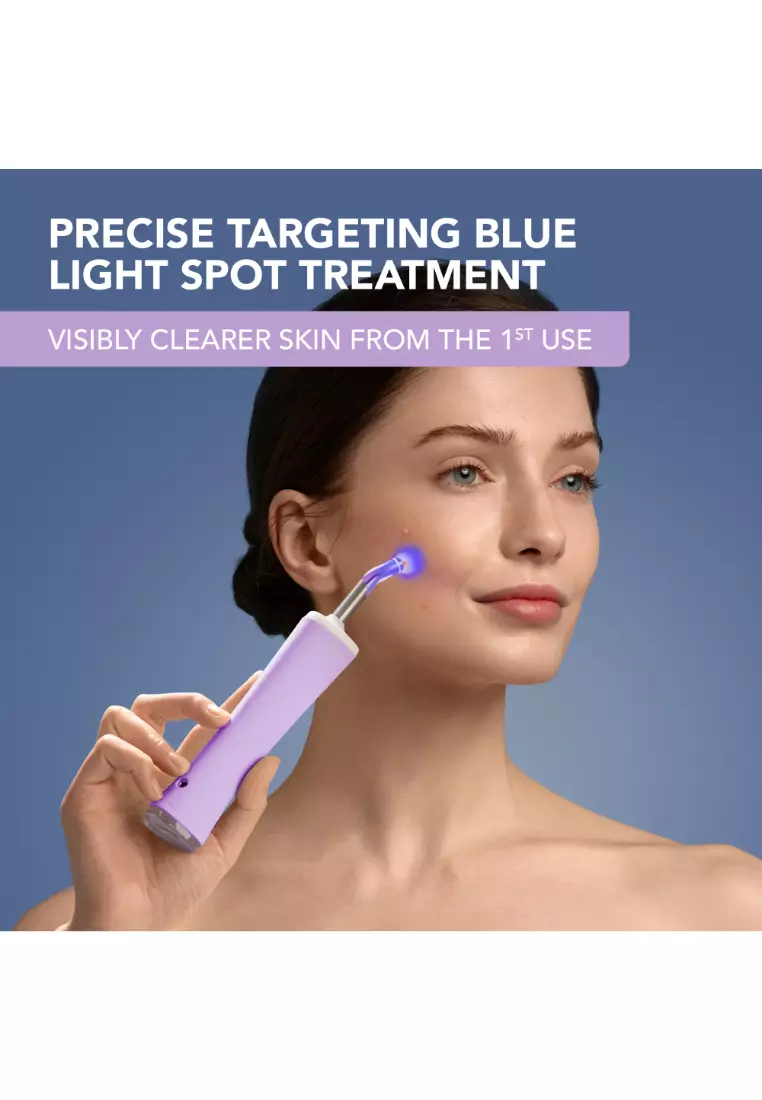 FOREO ESPADA 2 Plus Lavender Precise Targeting LED Light Therapy - Skin Care Device for Blemish Treatment | FDA cleared | Scar & Spot Treatment for Face