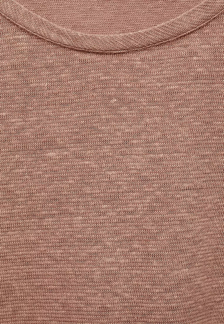 Regular-Fit Linen T-Shirt