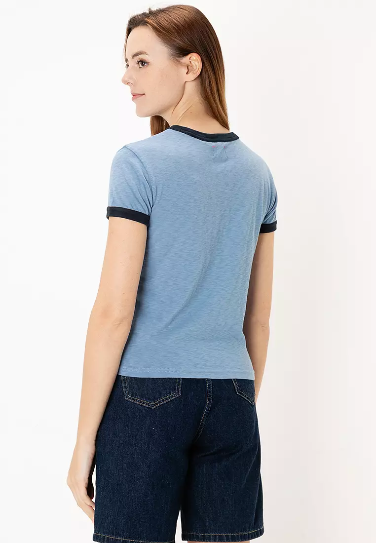 Athletic Ringer Fitted T-Shirt