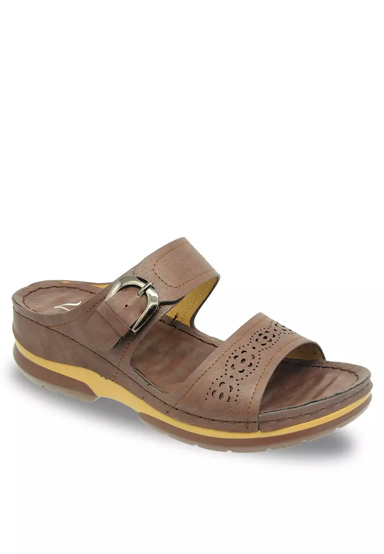 Louis Cupper Double Strap Sandals