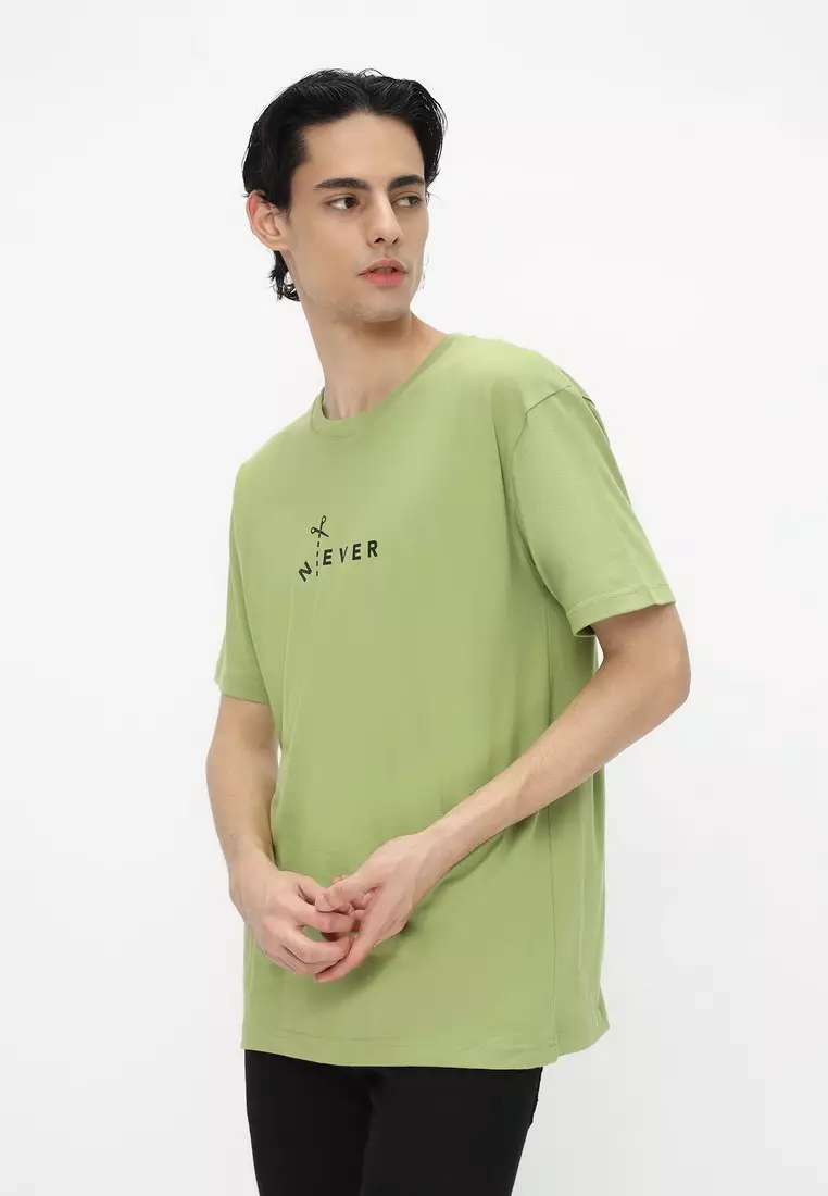 NX T-Shirt Cotton Combed Tebal Pria 207370361