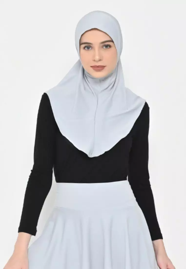 Maisa Hijab Sporty Silver