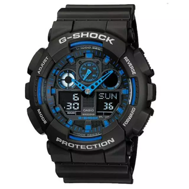 Casio G-Shock Magnetic Resistant Original Jam Tangan Pria GA-100-1A2DR Waterproof