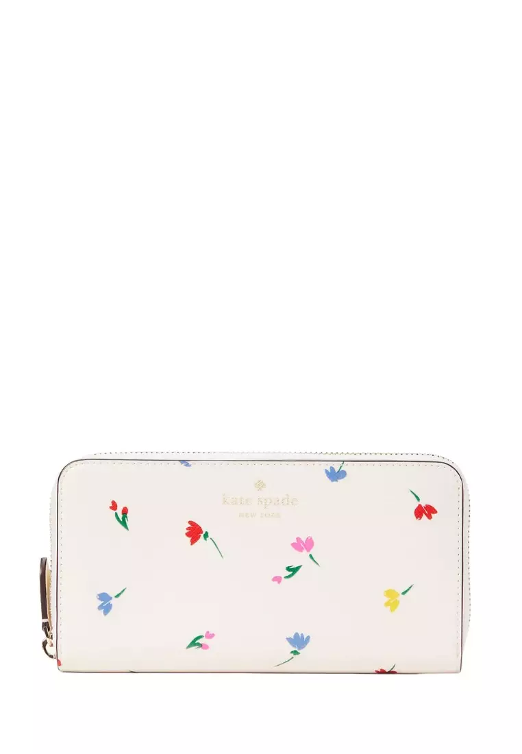 Kate Spade Dana Large Continental Wallet Cream Multi Shoreside