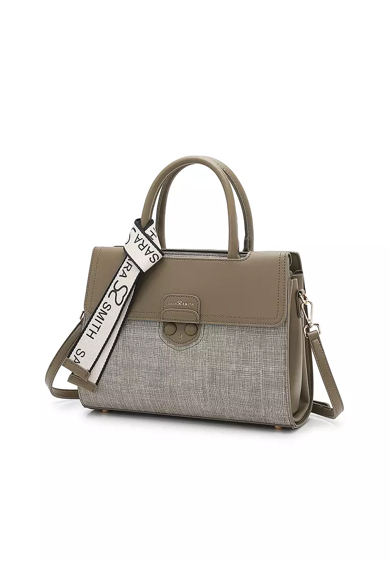 Women's Top Handle Bag / Sling Bag / Crossbody Bag - Fatigue