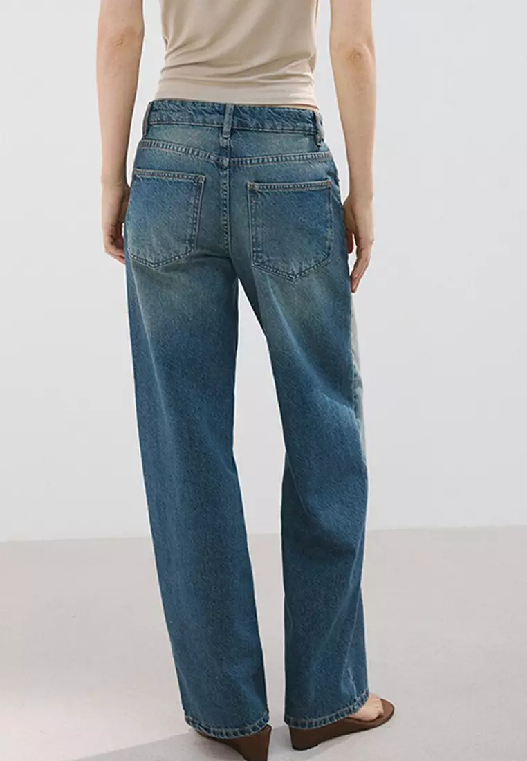 Straight Low-Waist Jeans