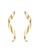 Elli Germany gold Perhiasan Wanita Perak Asli - Silver Anting Dangle Wave Spiral Trend Geo Gold Plated 81F37ACE848666GS_2