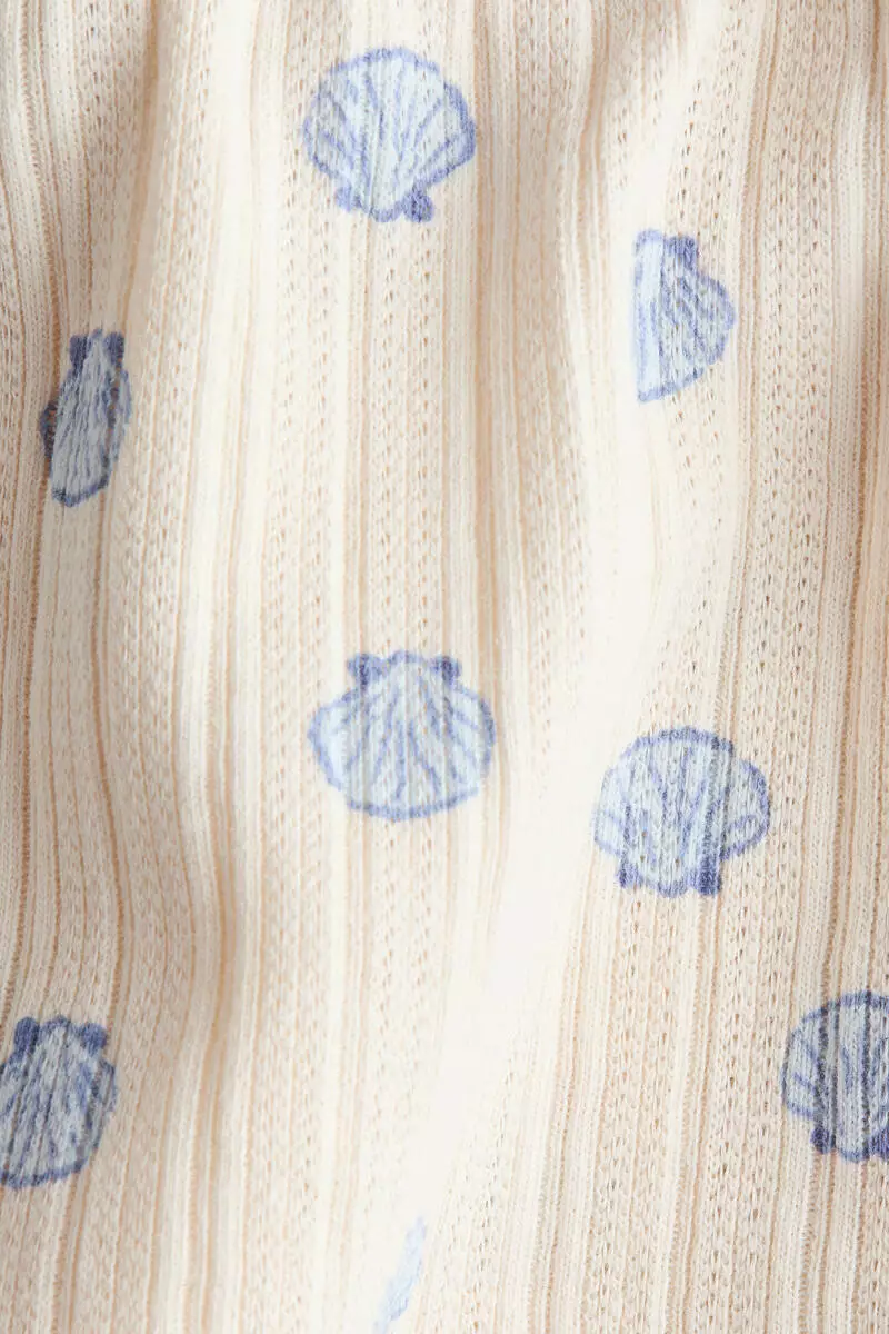 Pointelle jersey shorts