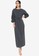 Zalia grey Puff Sleeves Dress Made From TENCELâ„¢ 1EE23AADB365A4GS_3
