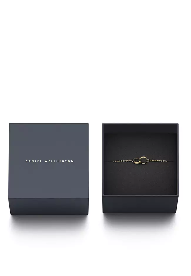 Elan Unity Bracelet Gold 165mm - DW OFFICIAL - Stainless steel Enamel cuff bracelet for women and men