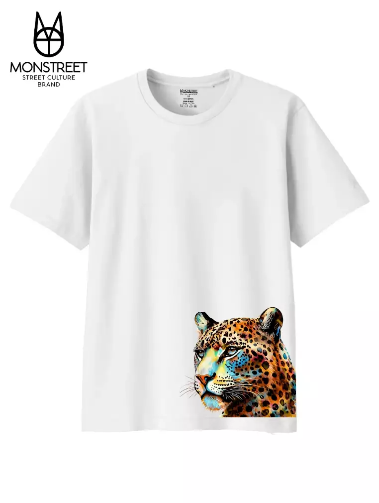 Monstreet Kaos Katun Combed 24S Grafis Reguler Fit Putih Tshirt UTR241 CUTE ANIMAL SERIES Cotton Combed 24S Graphic Tshirt Regular Fit White Tshirt