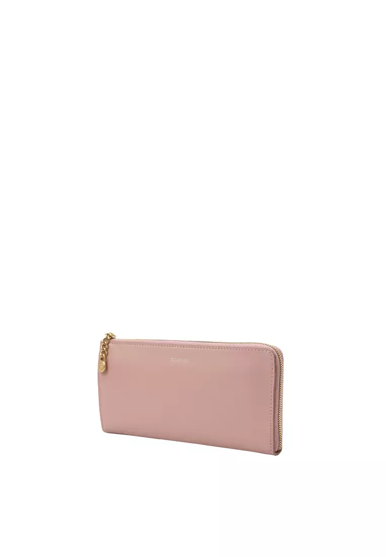 L-Zip Long Wallet - Pink