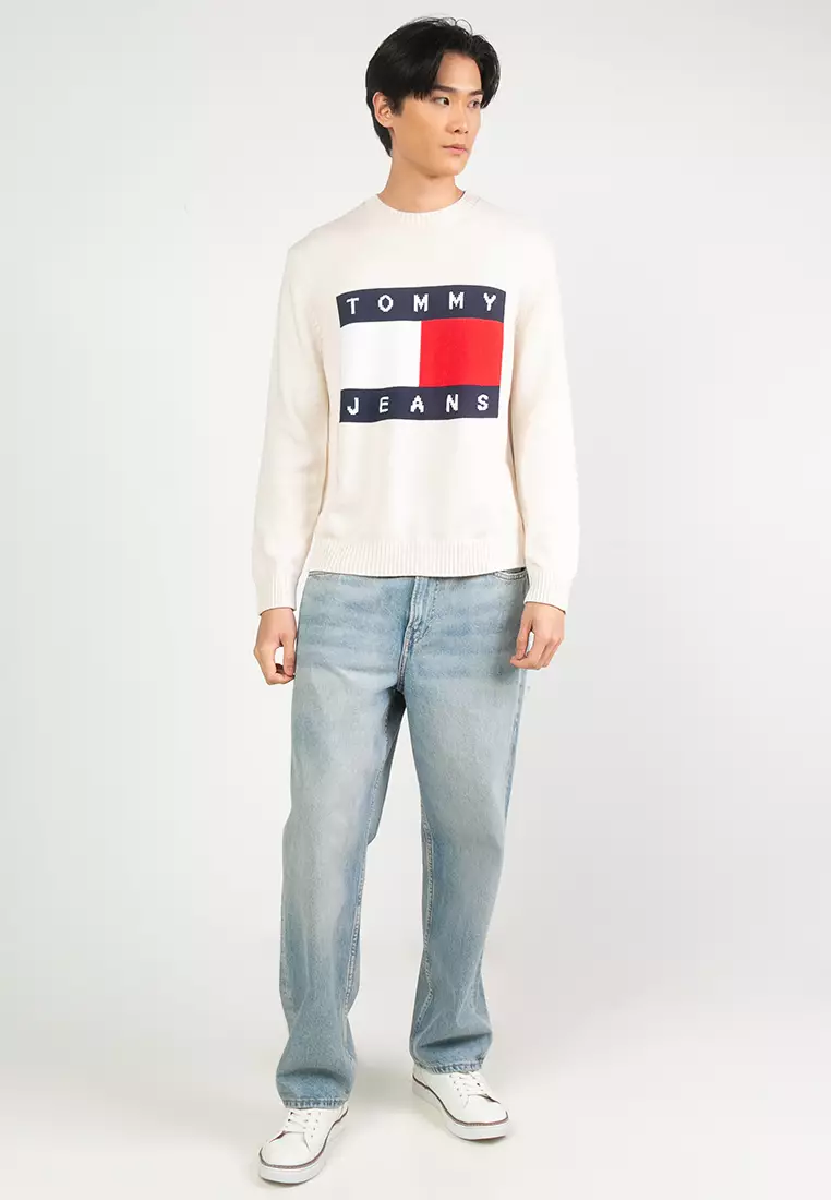 Tommy Jeans Tommy Hilfiger Flag Sweater Buy TOMMY HILFIGER Melange
