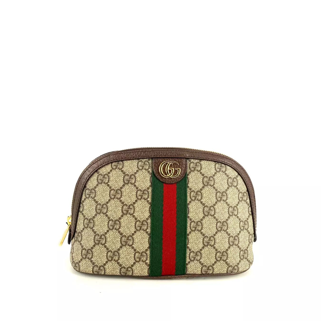 Ophidia GG Supreme Cosmetics Case in Beige - Gucci