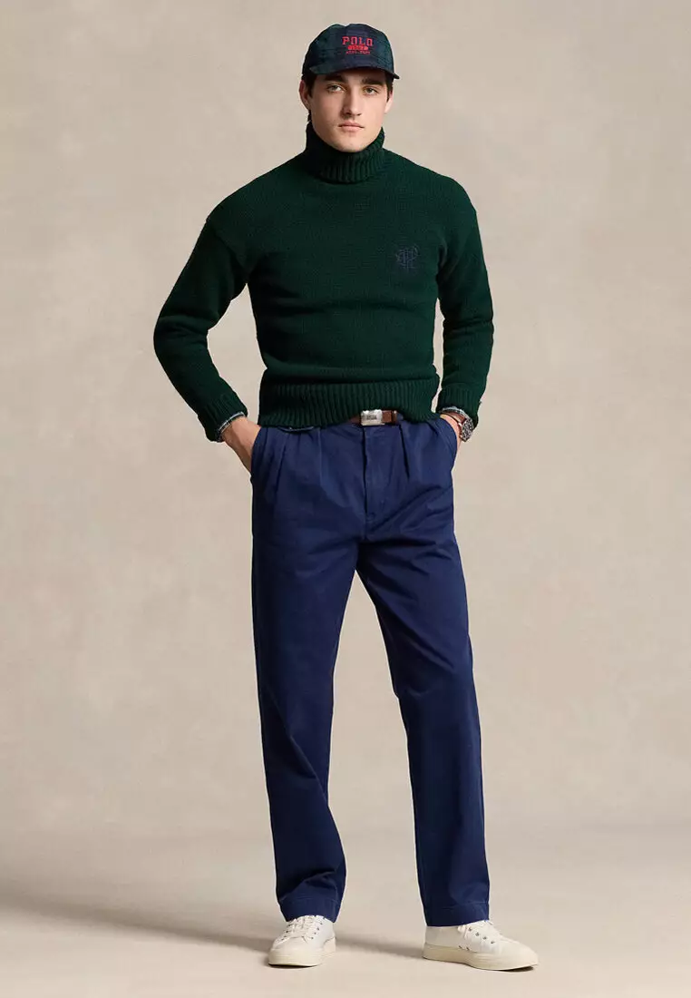Buy Polo Ralph Lauren Whitman Relaxed Fit Pleated Chino Pant 2026