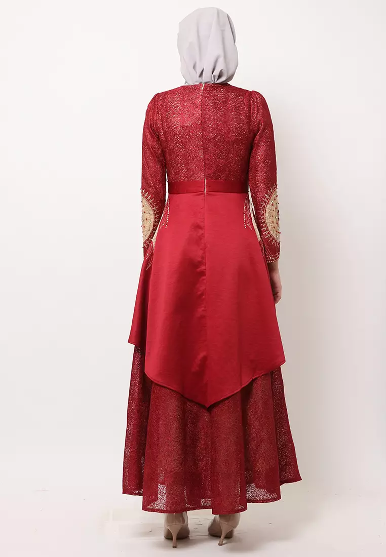 Bibiq Gamis Brokat Jaring