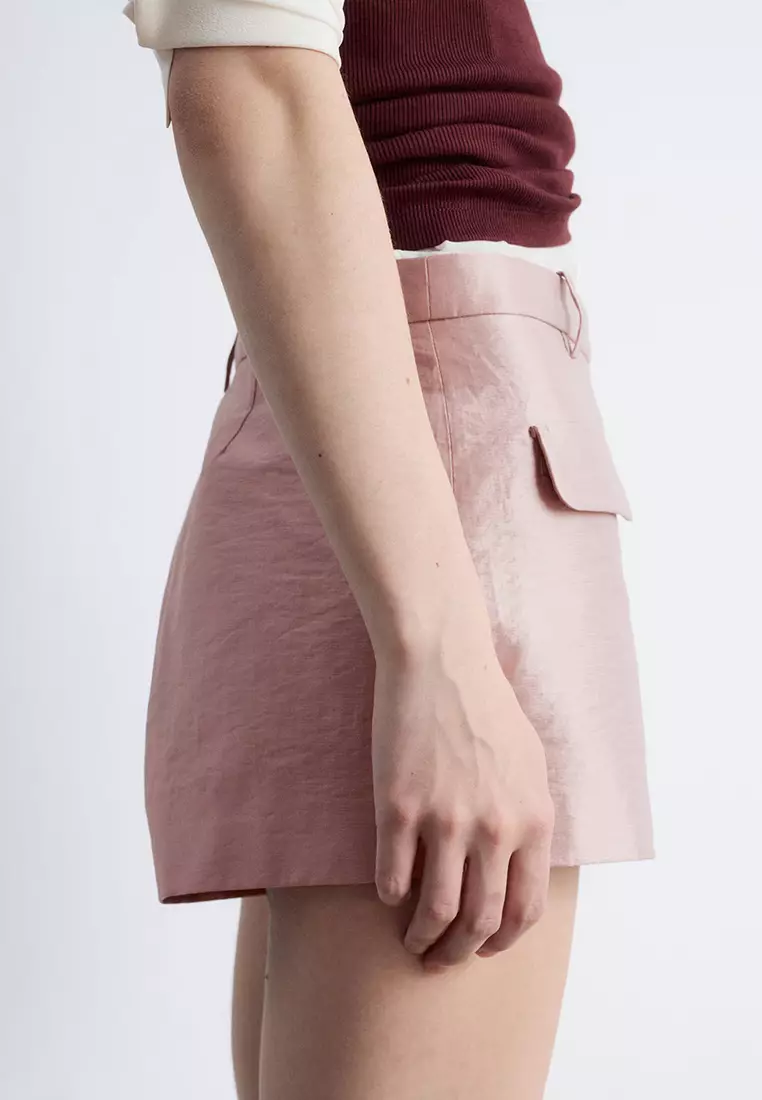 Satin Mini Shorts