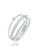 ELLI GERMANY white Ring Stacking Elegant Festive Layered Look Crystals C481BACB48DF36GS_1
