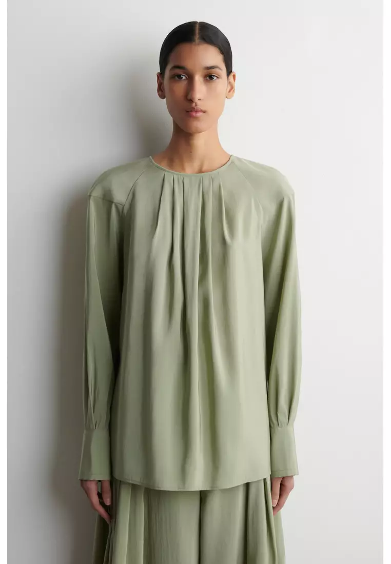 Buy COS FLUID PLEATED BLOUSE 2026 Online | ZALORA