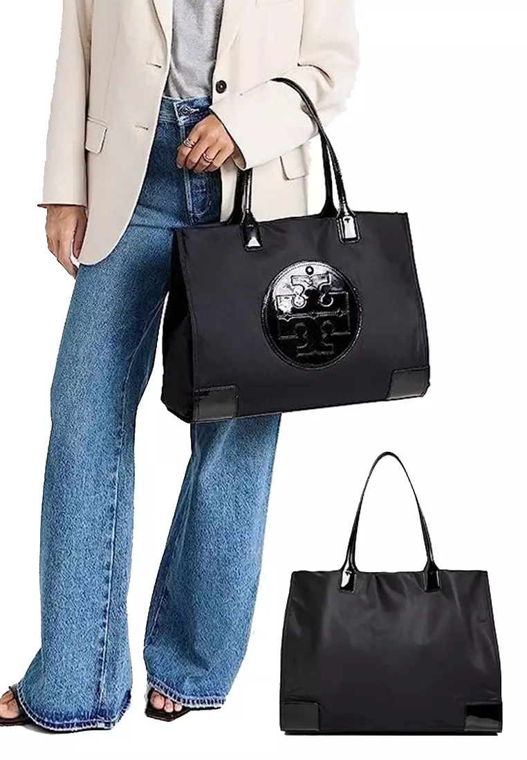 Ella Patent Tote Bag Black 90479
