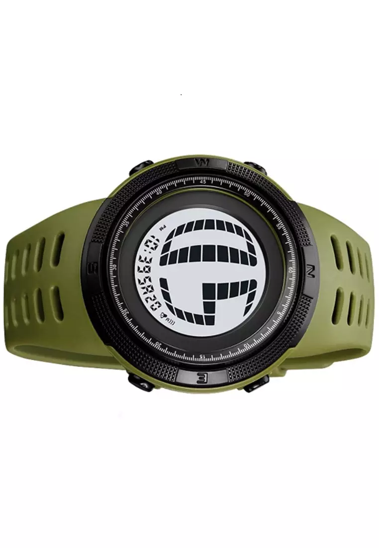 Jam Tangan Digital Pria Waterproof Many Function Strap Tali Material TPU DV57 ORIGINAL