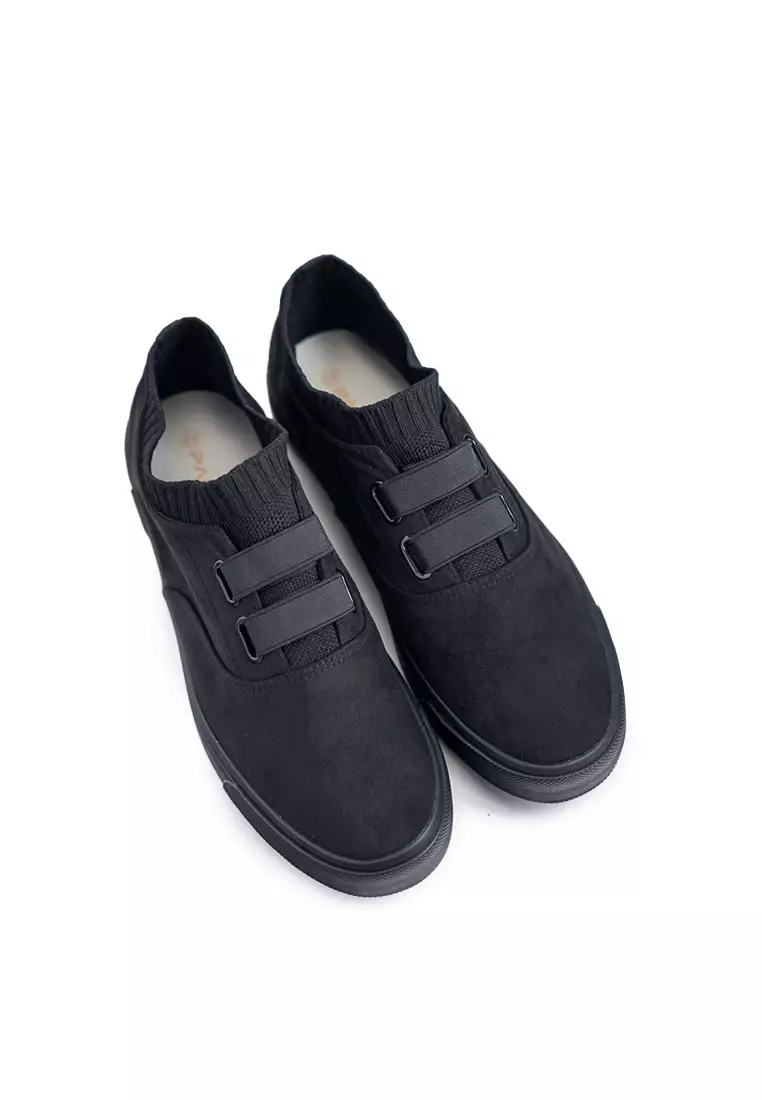 Paulmay Sepatu Slip on Pria Nagoya - Black