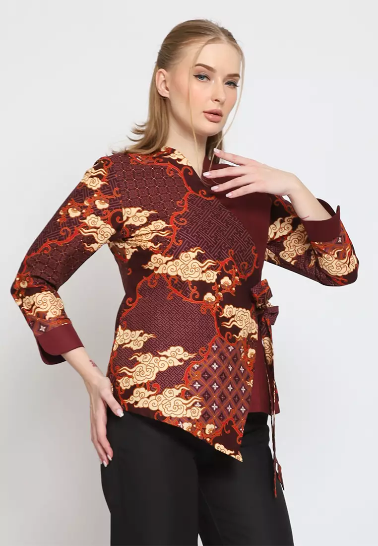 Hadinata Batik Wanita Blouse Cinta Caraka