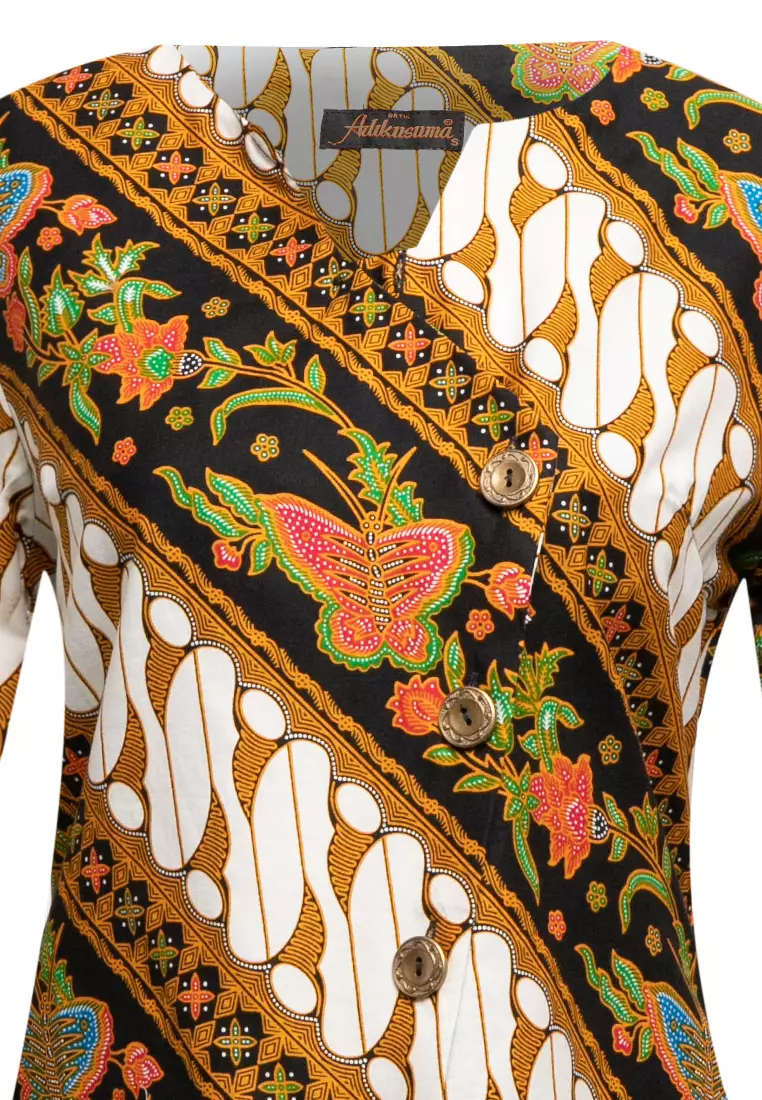 Blouse Batik Parang Seling Kupu
