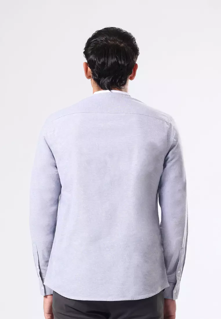 Kemeja Koko Pria Lengan Panjang Baju Muslim Pria ERDEN GREY