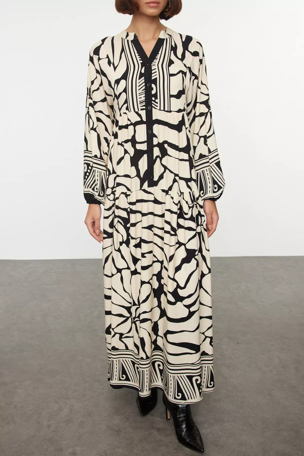 Printed Maxi Dress