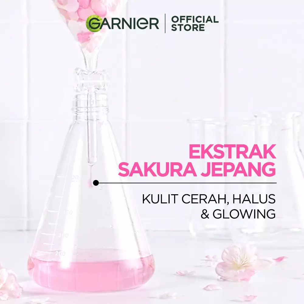 Garnier Sakura Glow Cleanser Facial Foam - 50ml