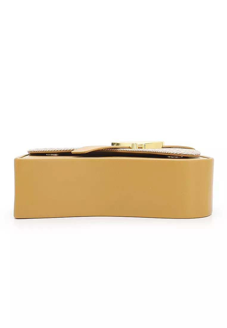 Women's Top Handle Bag / Sling Bag / Crossbody Bag (手拿袋 / 斜孭袋) - 黃色