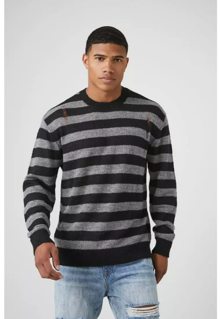Forever 21 distressed sweater top