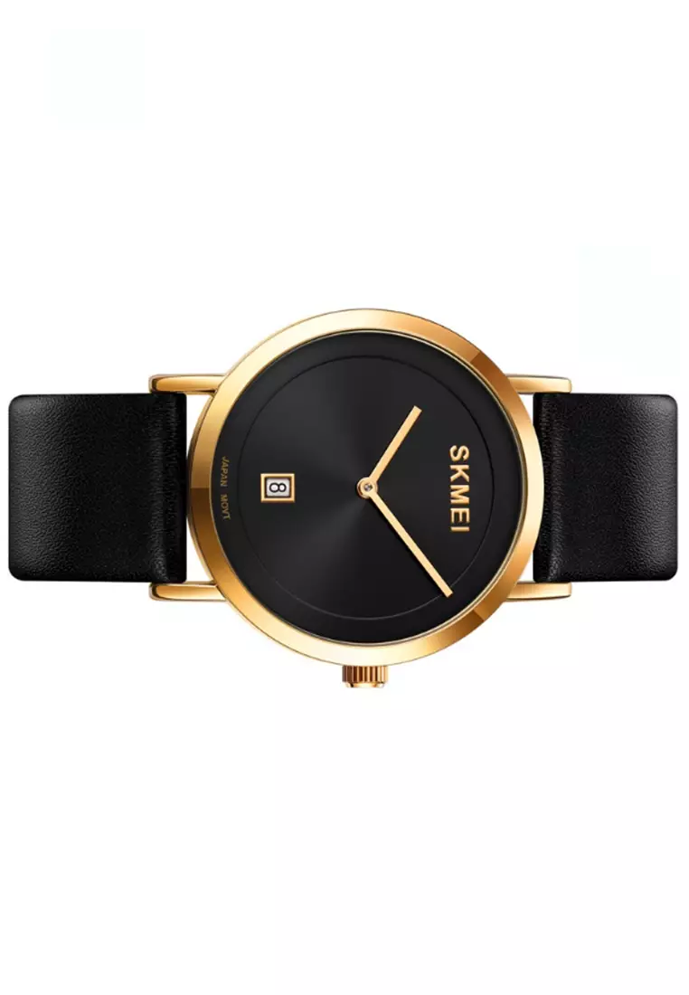 Jam Tangan Analog Pria Waterproof Strap Tali Material Kulit Leather BL77 ORIGINAL