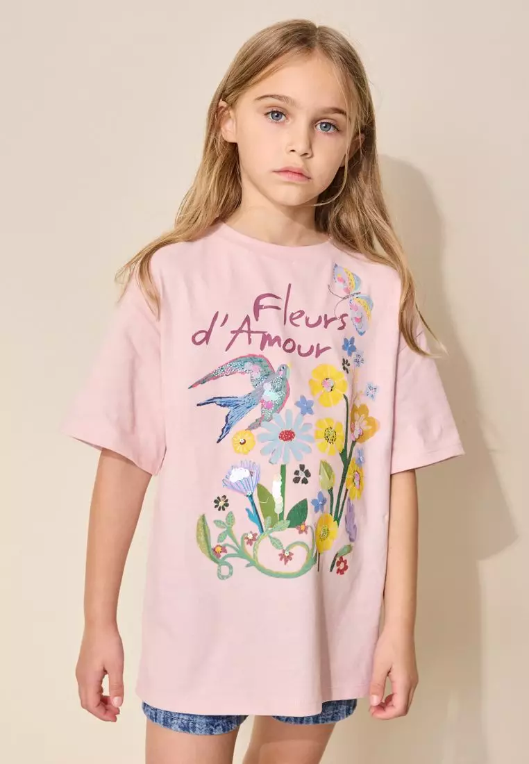 Sequin Graphic T-Shirt