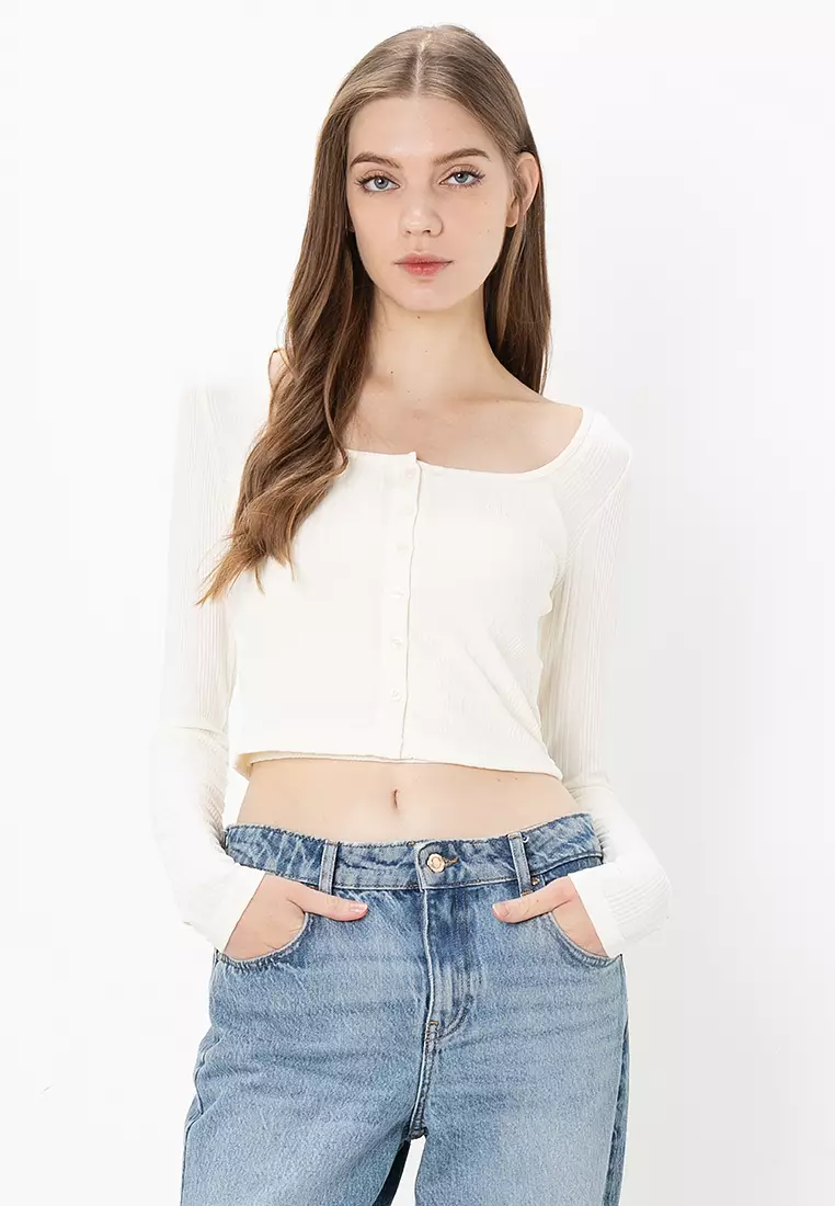 新品☆ Wellness Rib Cropped Cardigan Buy Calvin Klein Rib Cropped Slim Cardigan - Calvin Klein