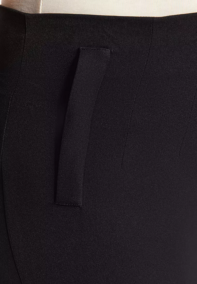 Plus Size Cigarette Trousers