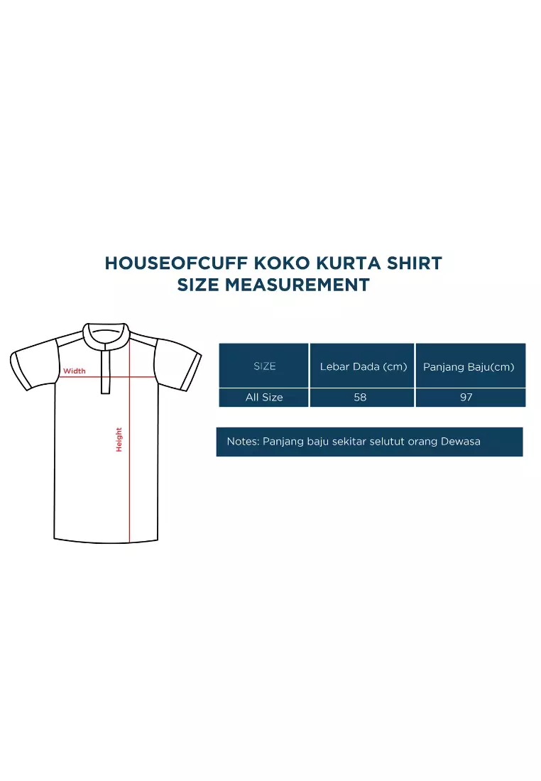baju Koko Kurta pakistan lengan pendek muslim gamis pria houseofcuff C - ABU MUDA