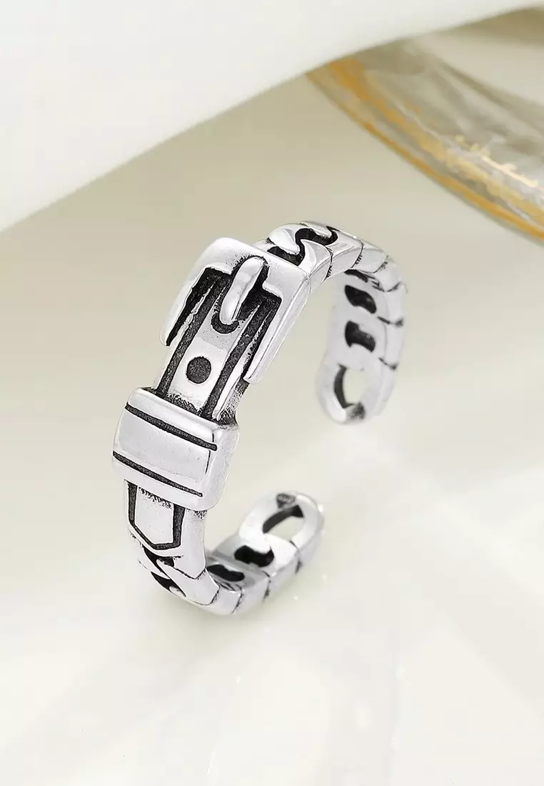 LDR24020 S925 Silver Trendy Ring