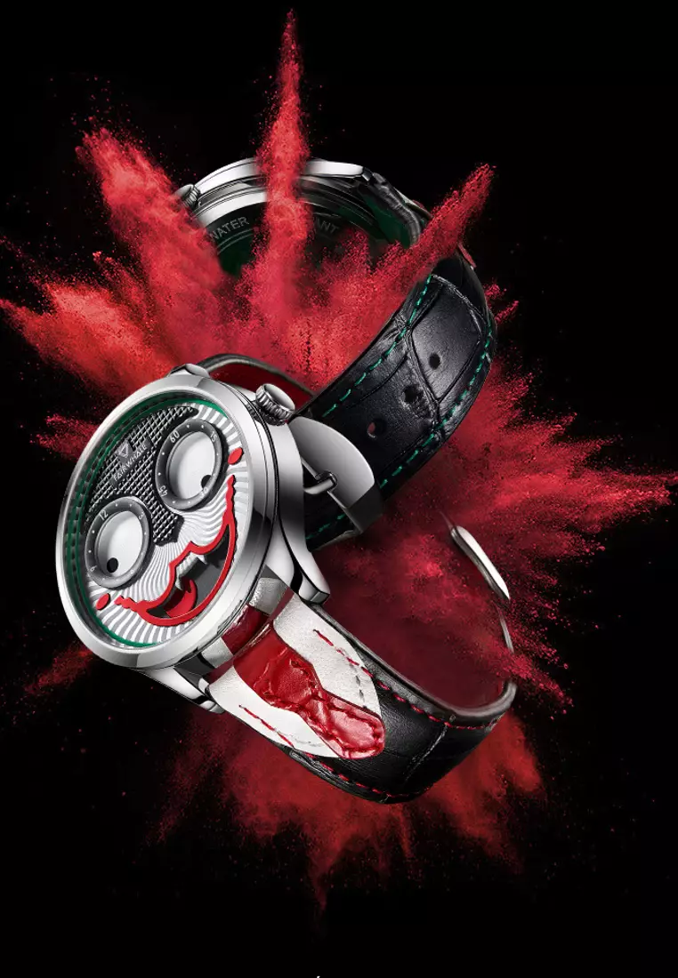 Unisex Very Unique Alloy Quartz Watch, 40mm, Leather Strap