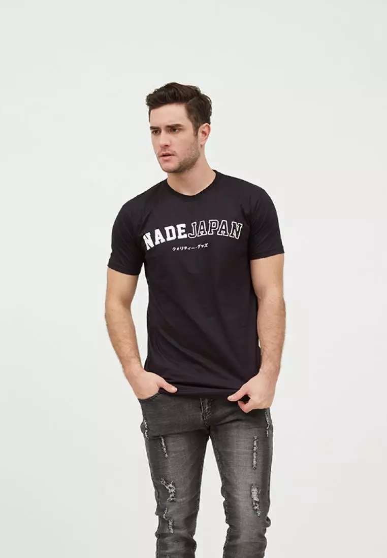 Nade Japan NT079X s-s Men Outline HD BLACK