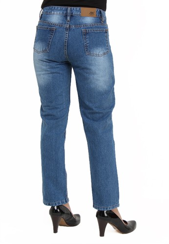 Jual Brielle Jeans Boyfriend Polos 2222 Original | ZALORA