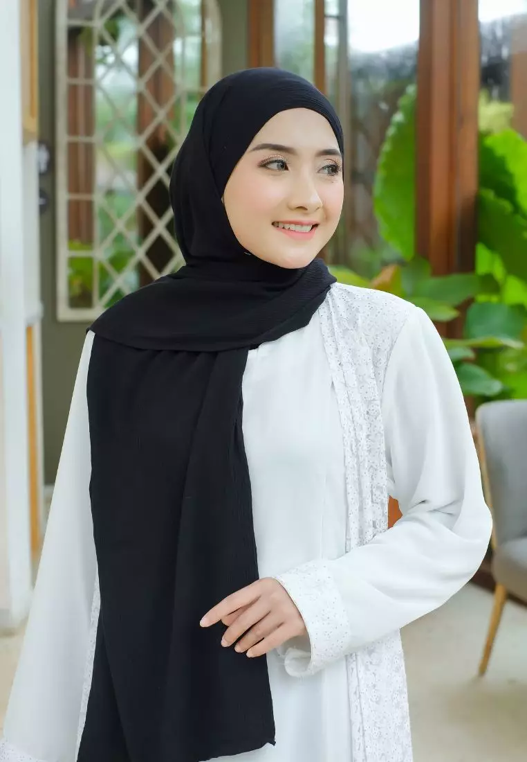 Pasmina Instan Organic Alia Black