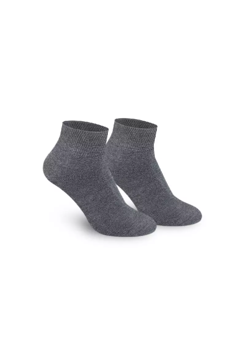 Knit Men's Cotton Lite Thin Casual Ankle Socks 3 pairs in a pack KMCKG2