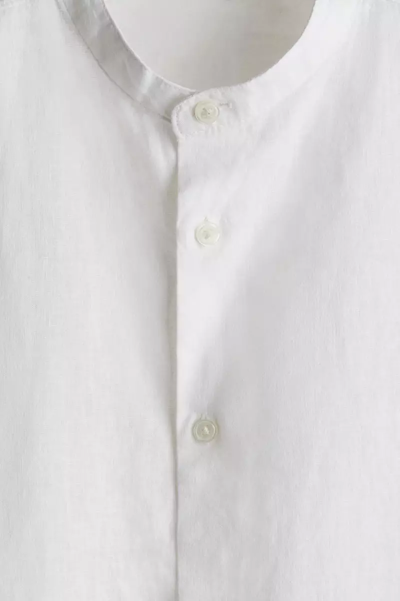 Regular Fit Linen-blend shirt