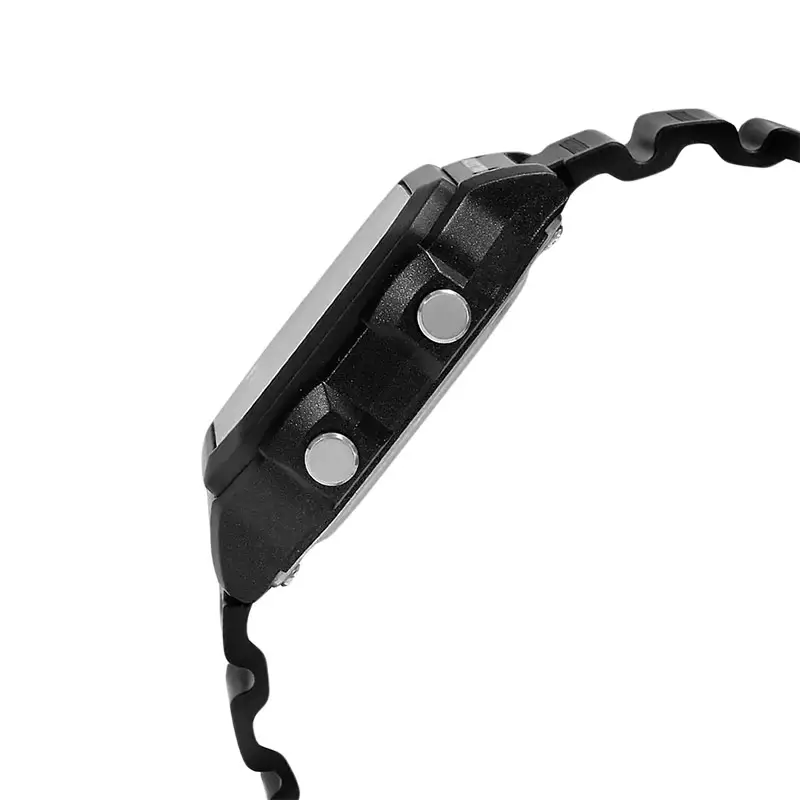 Jam Tangan Pria Digital Casio Standard AE-1200WH-1AVDF AE1200 AE-1200WH Black Resin Band