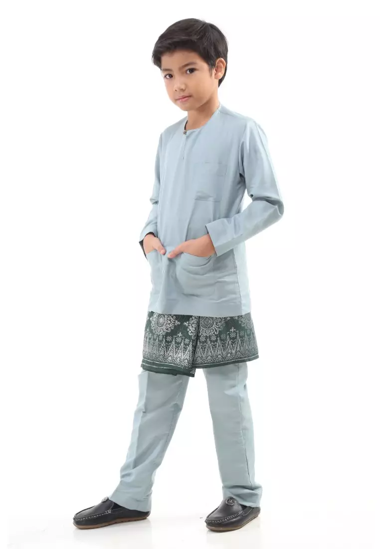 Baju Melayu Moden Teluk Belanga For Kids
