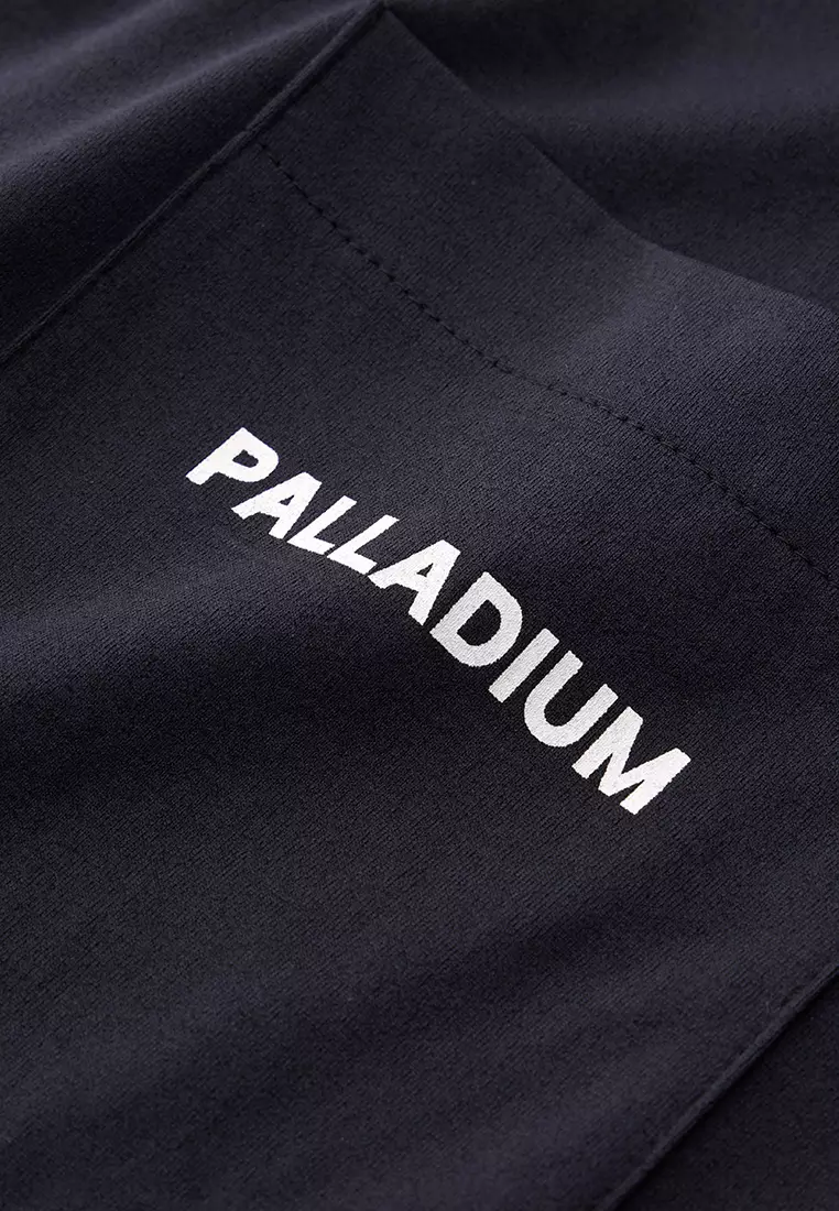 男裝 LOGO 亨利領口袋短袖T裇